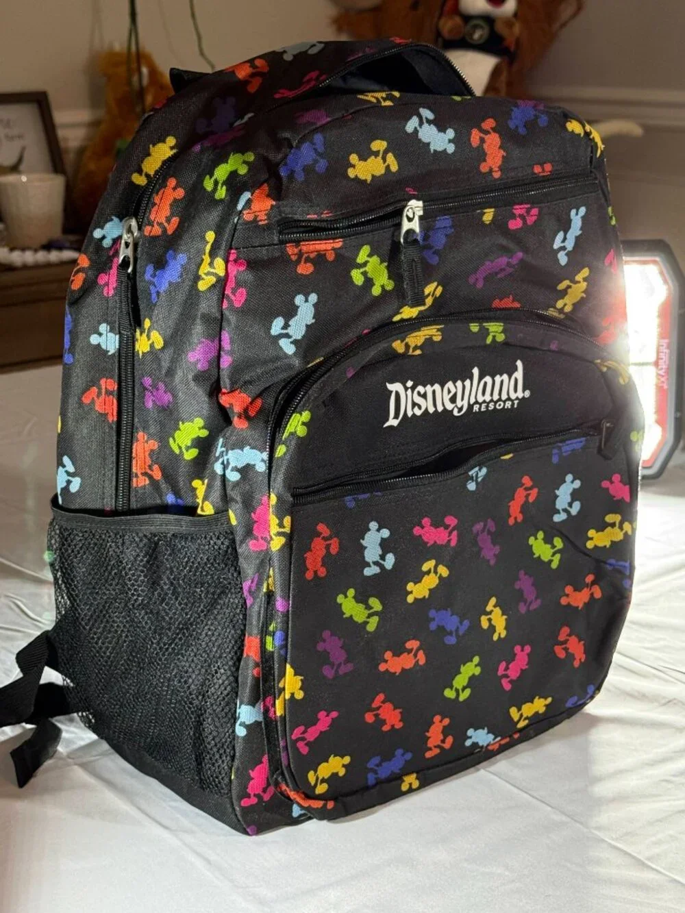 Disneyland Resort Black psychedelic Mickey Backpack